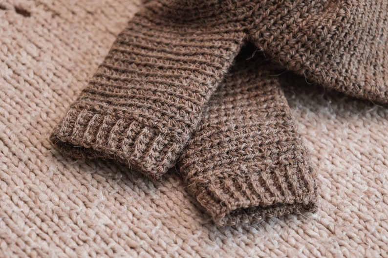 CROCHET PATTERN Crochet Baby Sweater Pullover Jumper Cardigan Winter Jacket PDF image 6