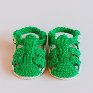 CROCHET PATTERN Crochet Baby Booties Strap Sandals Baby Shoes PDF image 4