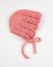 CROCHET PATTERN PDF - Crochet Baby Bonnet - Baby Hat, Baby Beanie, Lace Baby Bonnet, Winter Hats, Baby Shower Gift, Infant, Vintage Look Hat 