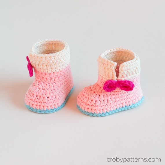 unicorn baby booties