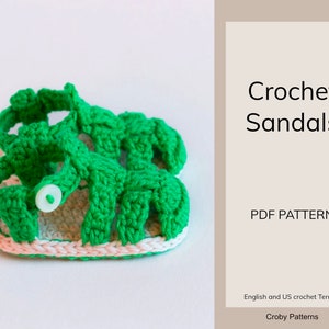 CROCHET PATTERN Crochet Baby Booties Strap Sandals Baby Shoes PDF image 2