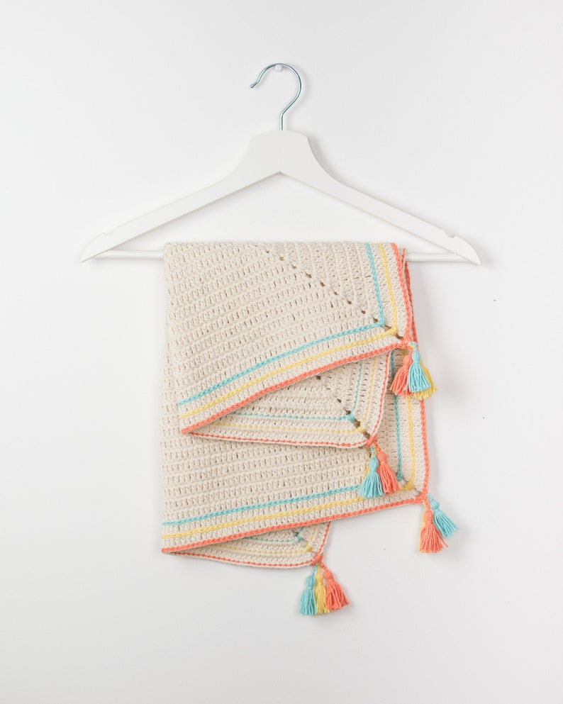 CROCHET PATTERN Crochet Baby Blanket Granny Square Baby Blanket PDF image 3