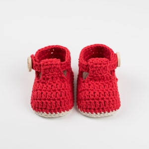 CROCHET PATTERN PDF Crochet Baby Booties Ruby Slippers Baby - Etsy