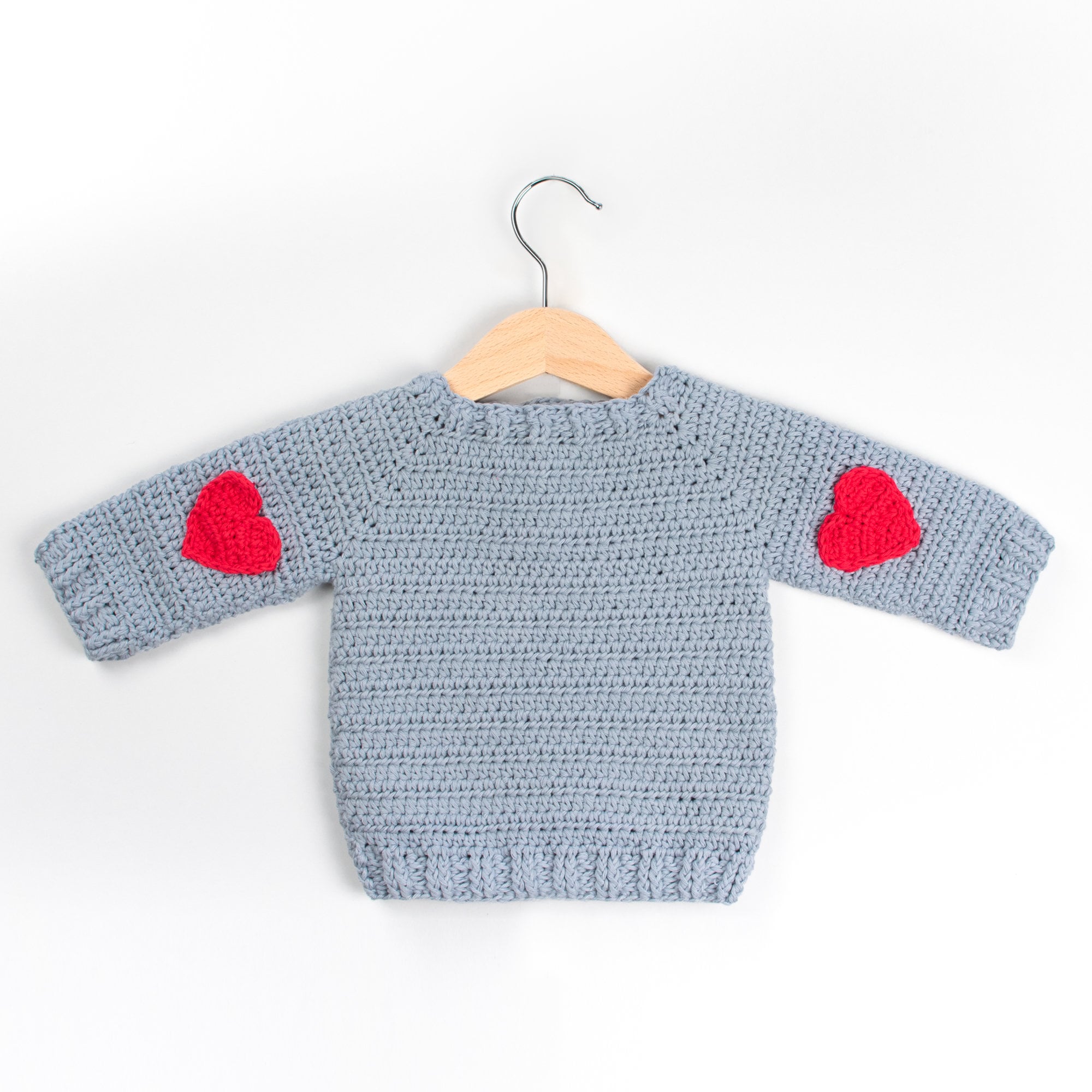 red heart crochet sweater patterns