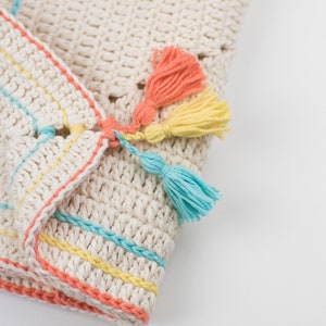 CROCHET PATTERN Crochet Baby Blanket Granny Square Baby Blanket PDF image 4