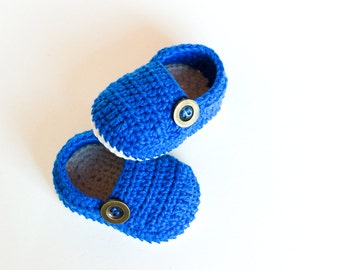 CROCHET PATTERN - Crochet Baby Booties Grandpa Slippers - Baby Shoes - PDF