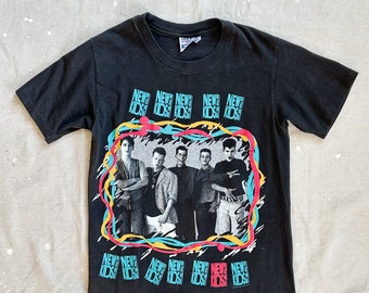 1989 New Kids on the Block NKOTB Authentic Band Tour Shirt {XS/S}