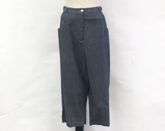 Vintage 1960's Denim Clam Diggers