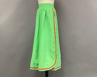 Vintage 1970's Handmade Reversible Wrap Skirt