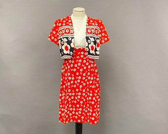 Vintage 1960's Sears Fashions Halter Dress and Jacket Set