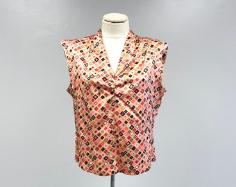 Vintage 1980's Silk Top