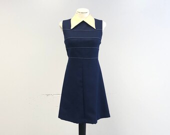 Vintage 1970's Alison Ayres Mini Dress