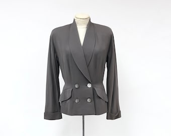 Vintage 1940's Forstmann Peplum Suit Jacket