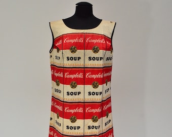 Campbell's Soup Can "Souper Dress" 1966-1967