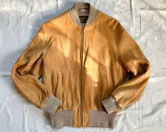 Vtg 60's Eddie Bauer Suede Bomber Jacket {SZ 38}