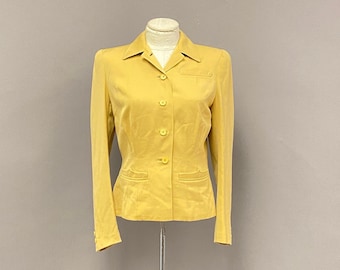 Vintage 1950's/1960's Mustard Tailored Fit Jacket
