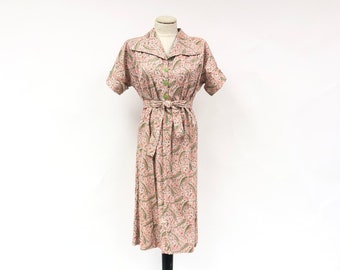 Vintage 1960's Paisley Dress