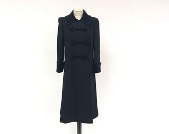 Vintage 1940's Velvet & Wool Coat