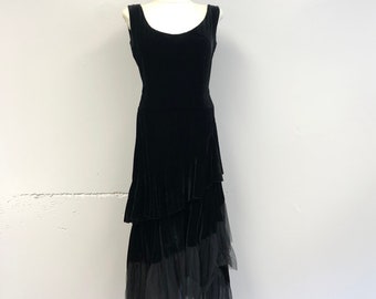 Vintage 1920's Velvet Dress