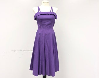 Vintage 1950's A-line Sun Dress