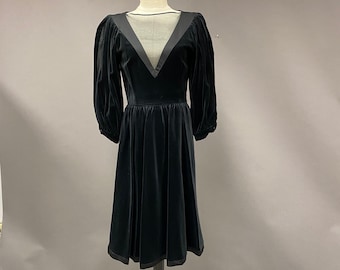 Vintage Louis Feraud Velvet Dress
