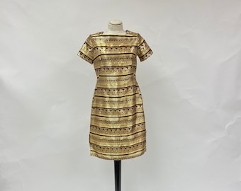 Vintage 1970's Brocade Dress