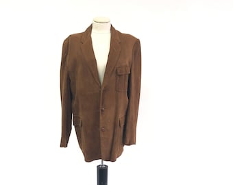Vintage 1940's Ace of Suedes Californian Suede Overcoat