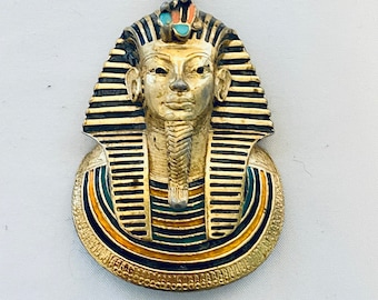 Vintage EISENBERG King Tut Pendant Necklace