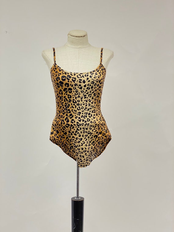 Vintage 1990's Leopard Print Bathing Suit