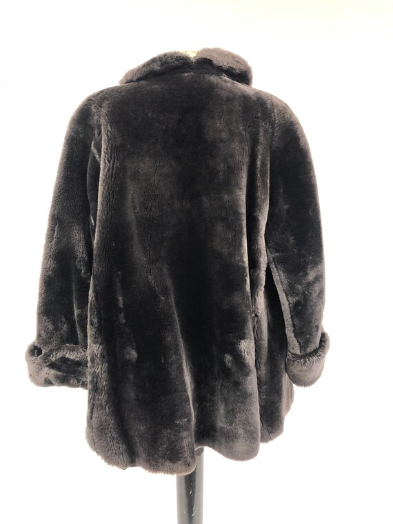 Vintage 1960's Swears and Wells Faux Fur Coat - image 5