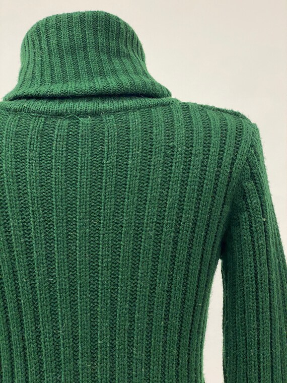 Vintage 1960's Acrylic Turtleneck Sweater - image 9