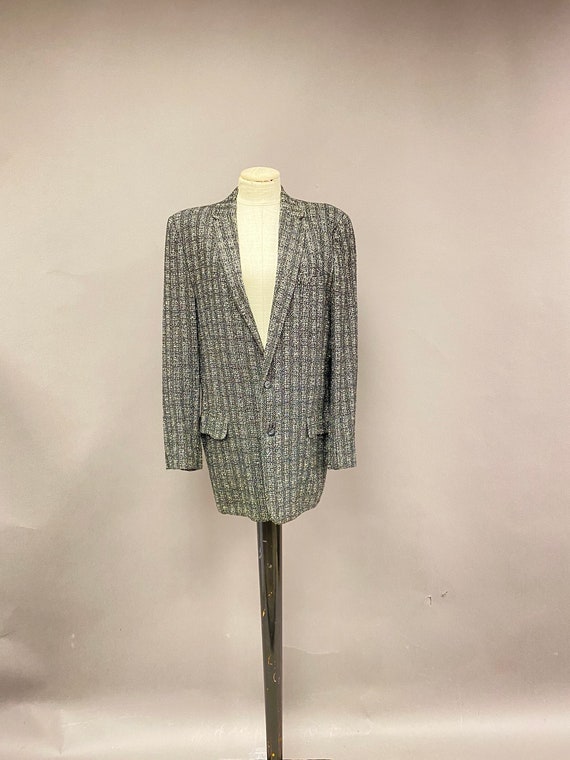 Vintage Oversized Tweed Blazer - image 1