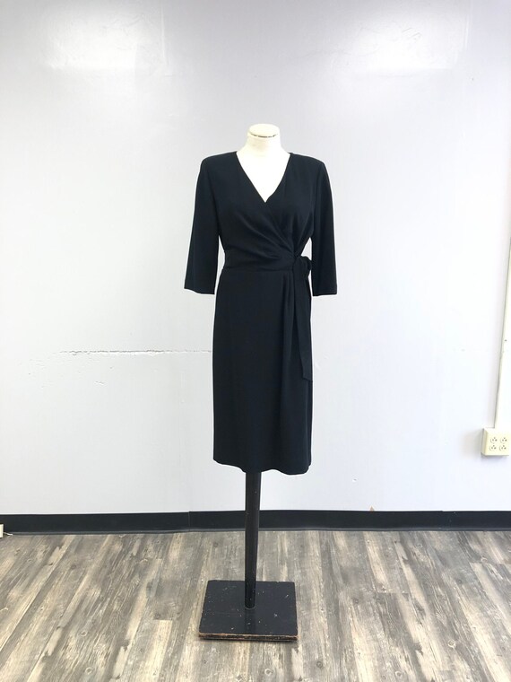 talbots wrap dress