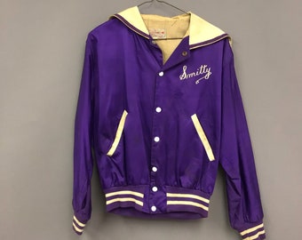 Vintage 1970’s Belen Athletic Wear Embroidered Baseball Cheerleading Jacket