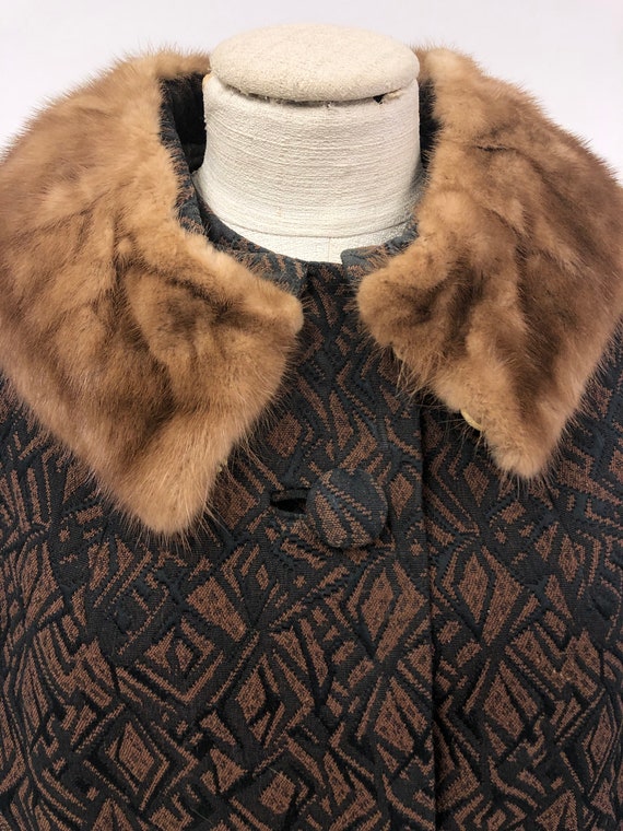 Vintage 1960's Fur Collar Jacket - image 3