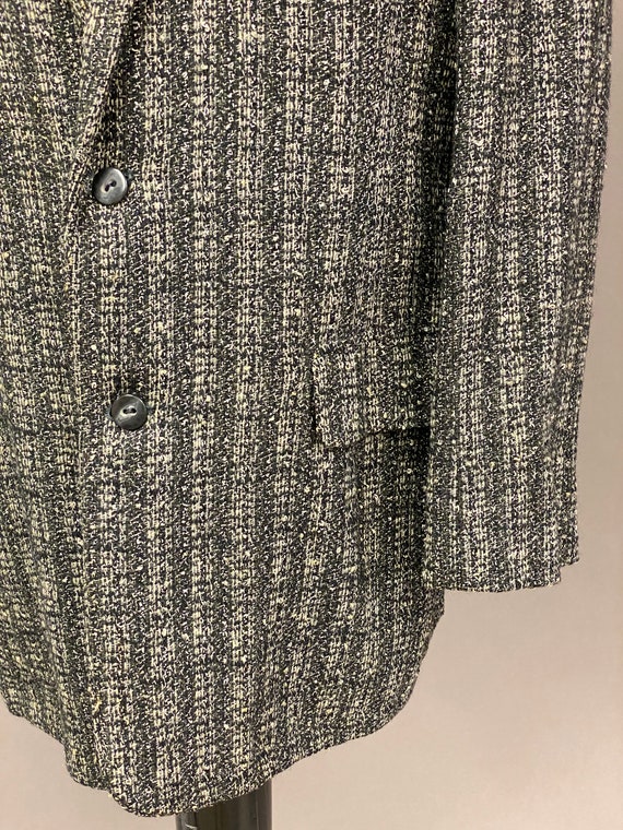 Vintage Oversized Tweed Blazer - image 4