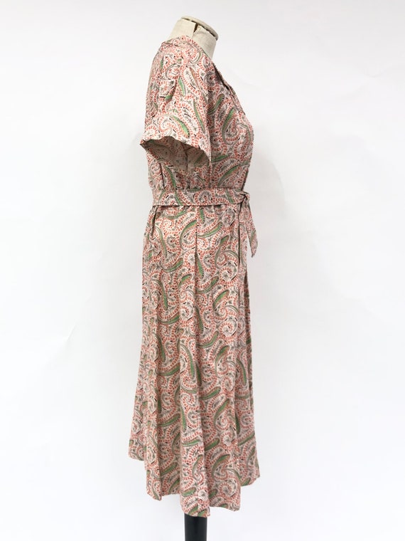 Vintage 1960's Paisley Dress - image 4