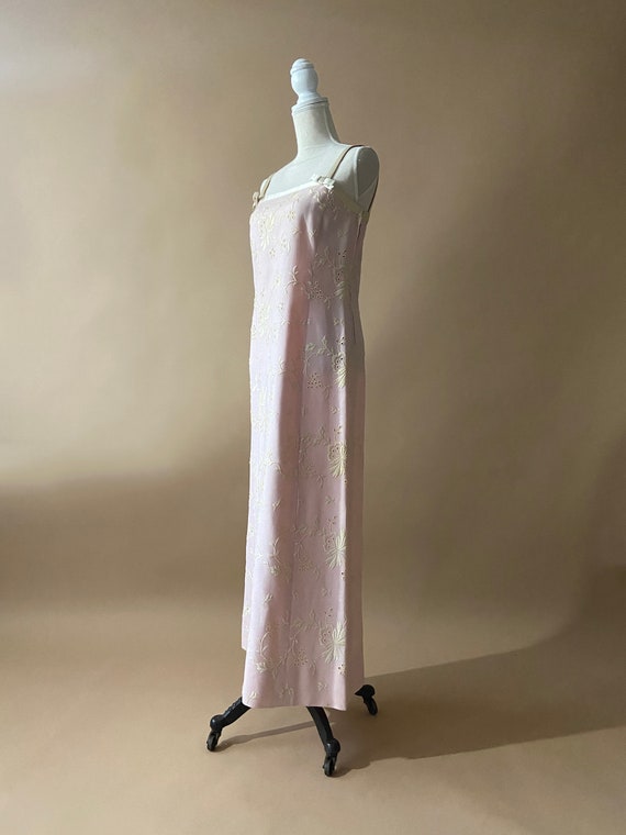 Vintage 1950's/1960's Flah & Co. Pink Eyelet Dres… - image 5