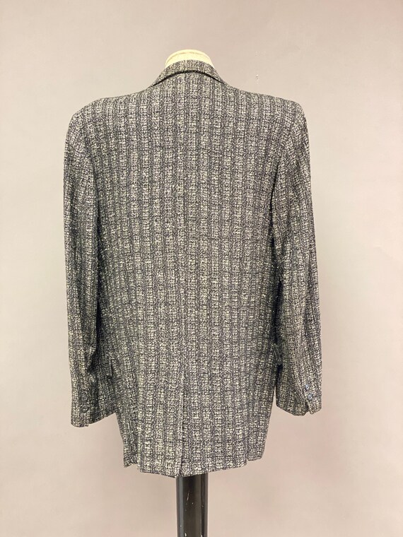 Vintage Oversized Tweed Blazer - image 7