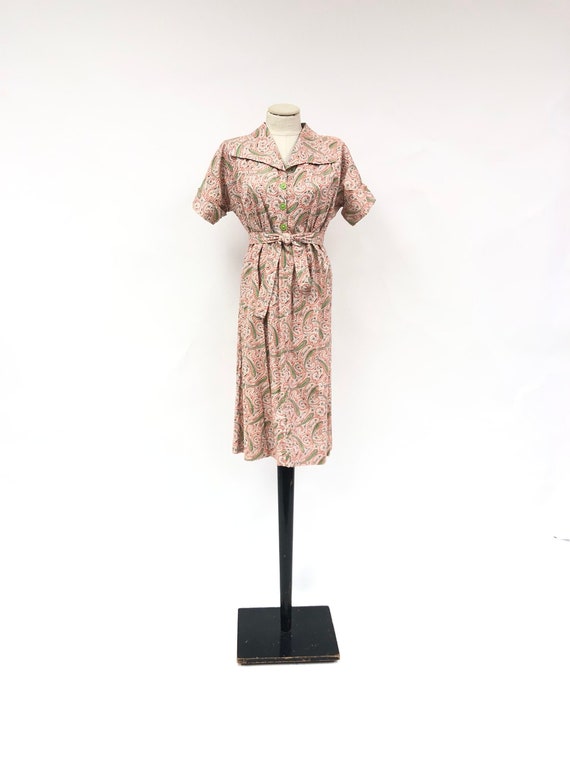 Vintage 1960's Paisley Dress - image 1