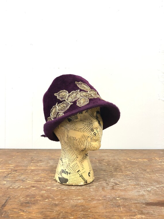 1920's Fur Felt Cloche Hat