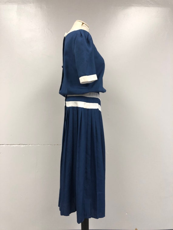 Vintage 1980's Maggy Boutique Pleated Dress - image 4