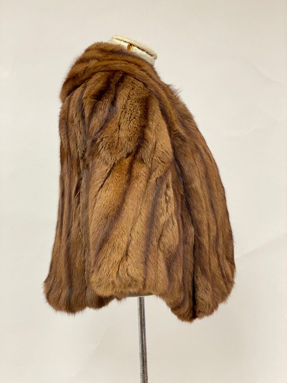 Vintage 1960's Fur Capelet - image 7