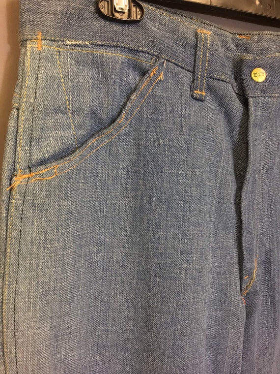 Vintage 1970’s Ely Flare Bottom Jeans - image 3