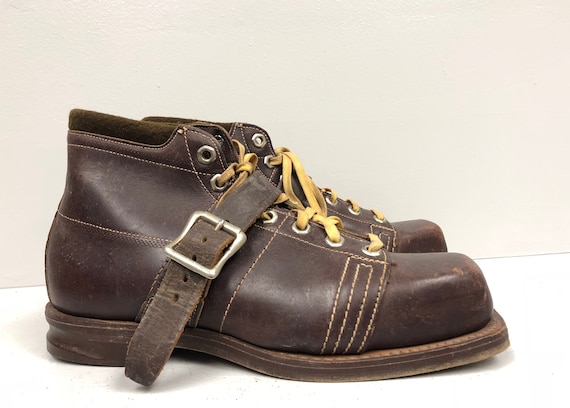 1970's Brown Leather Boots
