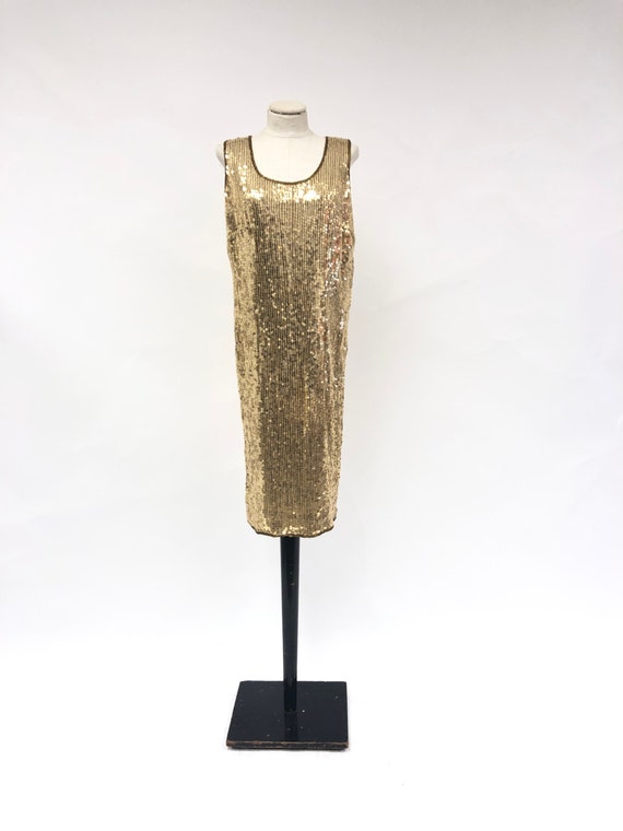 Vintage 1980's Sequin Shift Dress