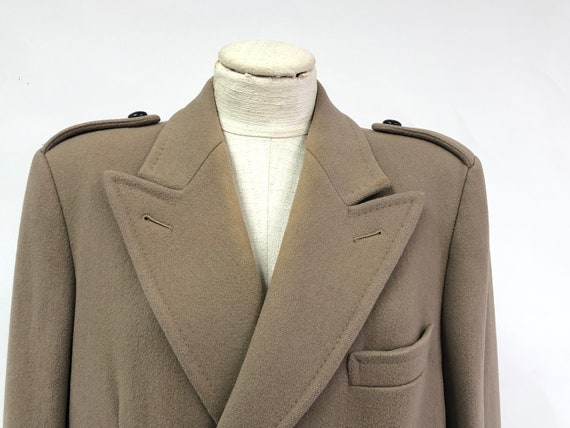 Vintage 1950's Double Breasted Wool Coat - image 4