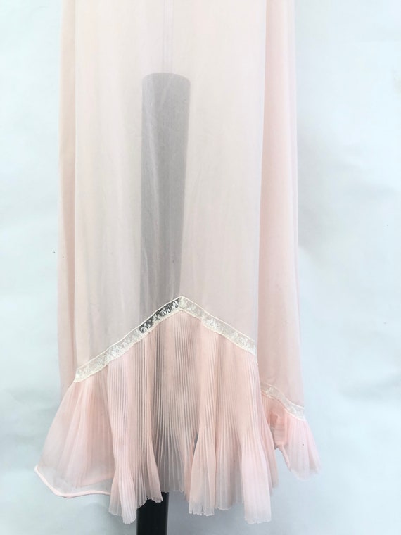 Vintage 1940's Sheer Night Gown - image 3