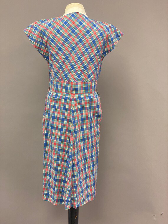 Vintage 1950's/1960's Nan Carson Plaid Dress with… - image 7