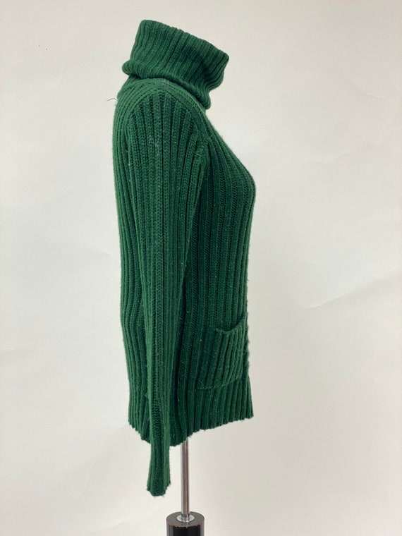 Vintage 1960's Acrylic Turtleneck Sweater - image 6